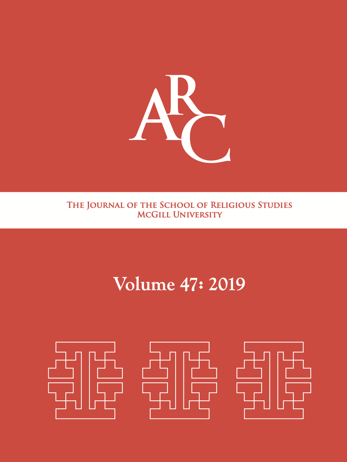					View Vol. 47 (2019): Arc: The Journal of the School of Religious Studies
				