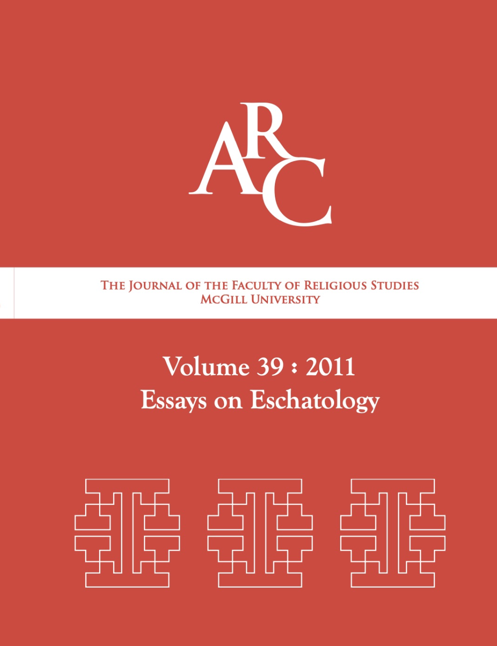 					View Vol. 39 (2011): Arc: Essays on Eschatology
				
